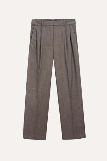 Cool Wool Pleated Trousers from Massimo Dutti