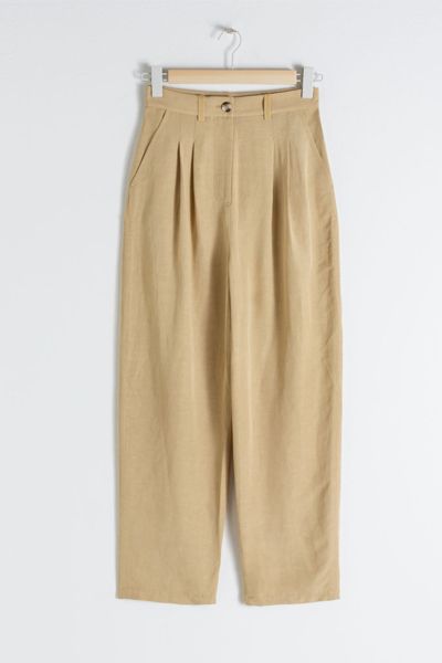 Linen Blend Trousers from & Other Stories