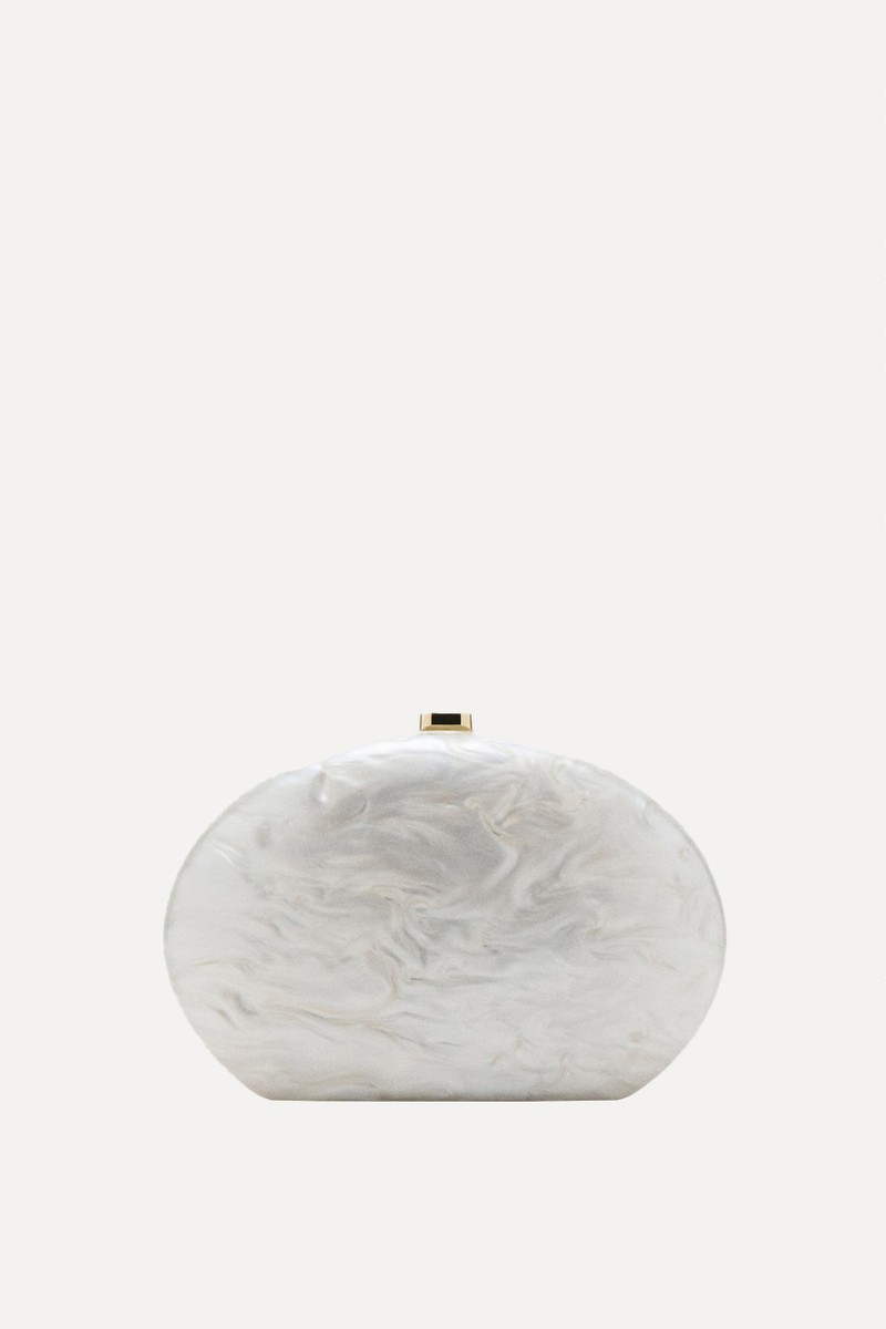 Oval Clutch Bag from Mango