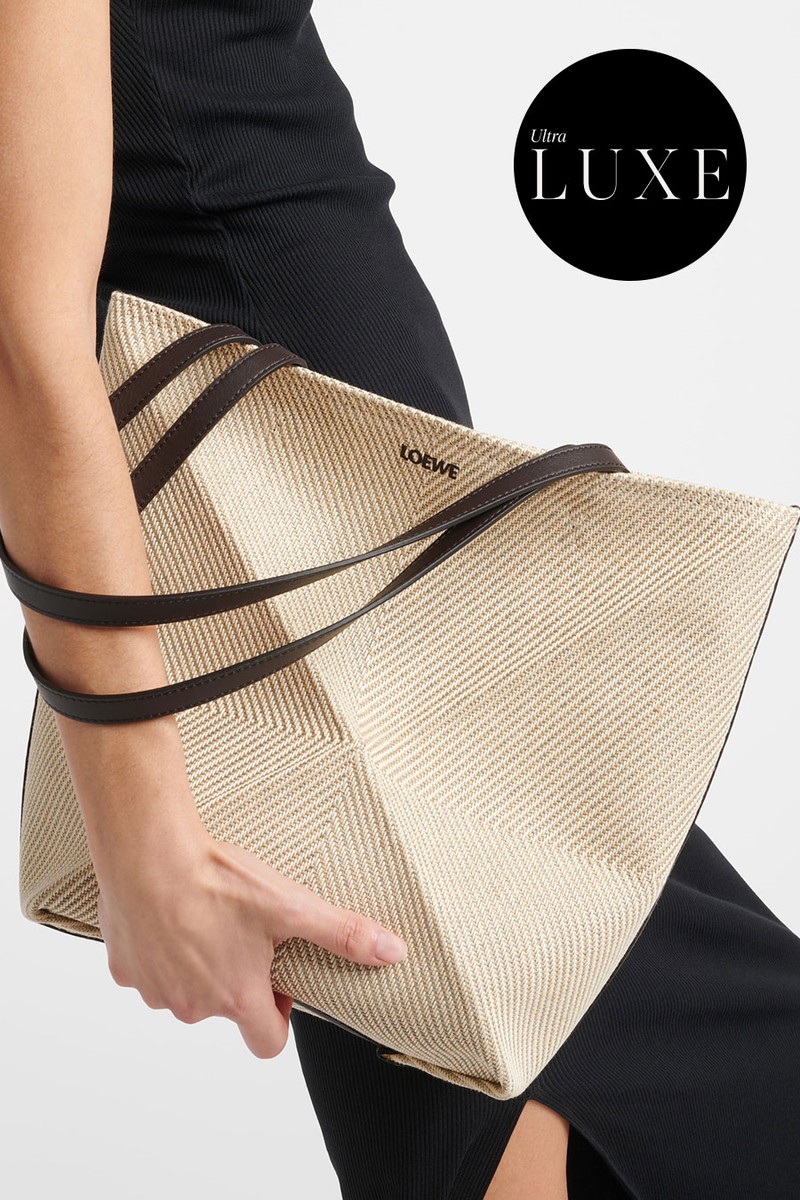 Puzzle Fold Canvas Tote Bag from Loewe