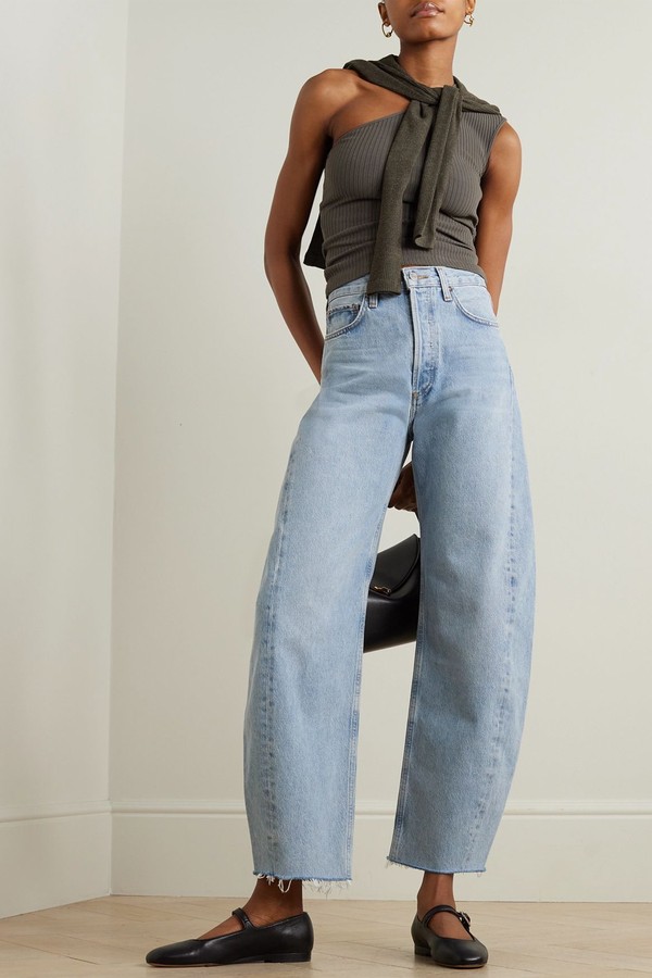 Luna High-Rise Tapered Organic Jeans from AGOLDE