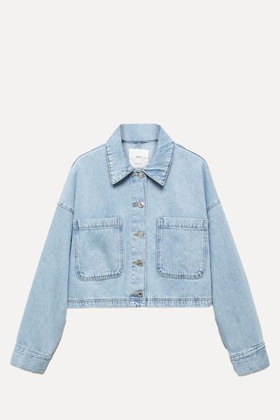 Pocket Denim Overshirt from Mango