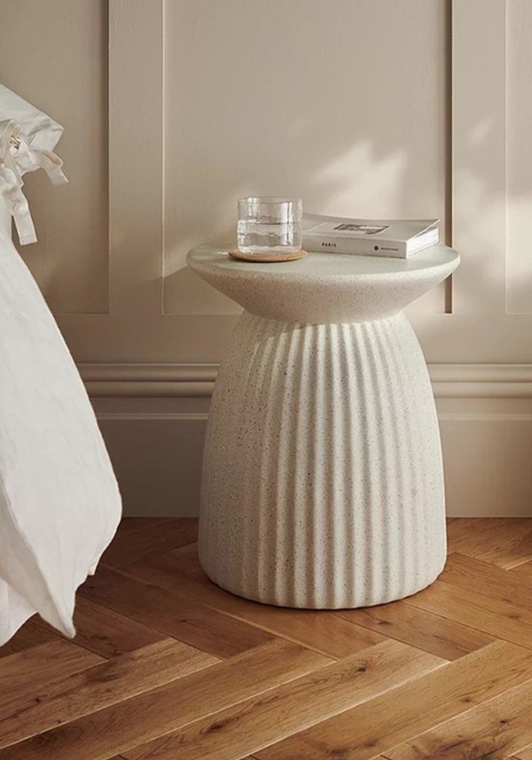 Speckled Totem Side Table 