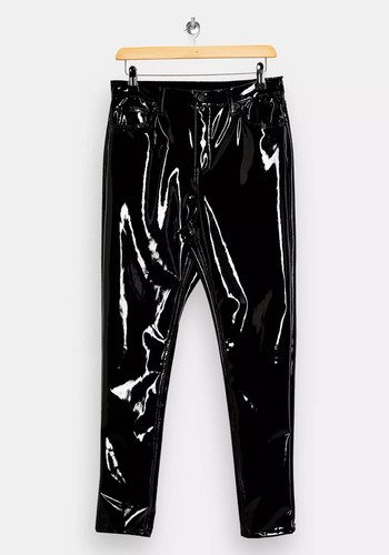 Black Vinyl Jamie Skinny Jeans