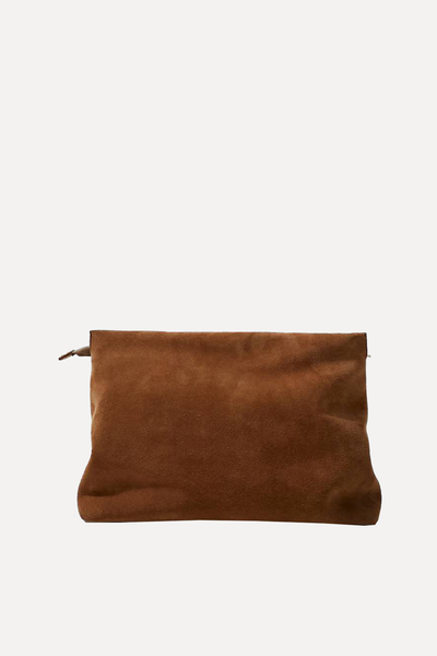 Premium Suede Clutch Bag from ASOS 