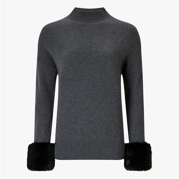 Fluffy Cuff Jumper from Jigsaw