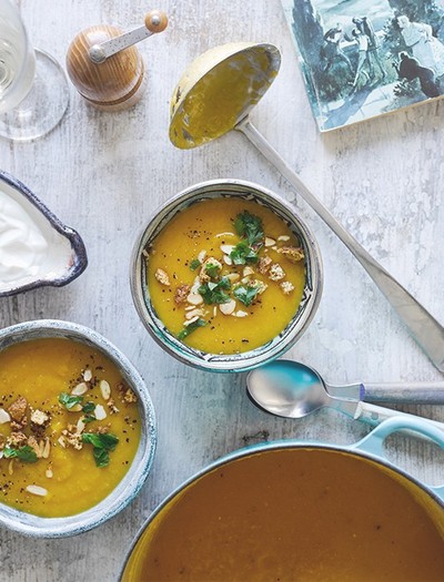 Tipsy Amaretto Squash Soup