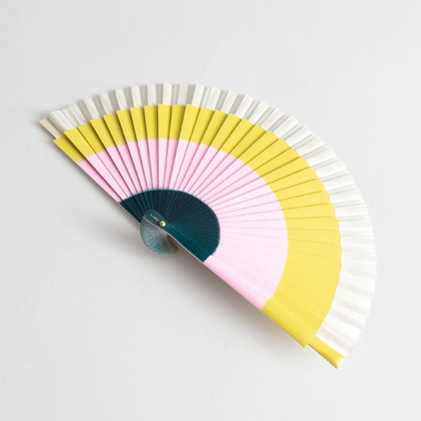 Wooden Striped Fan from & Other Stories