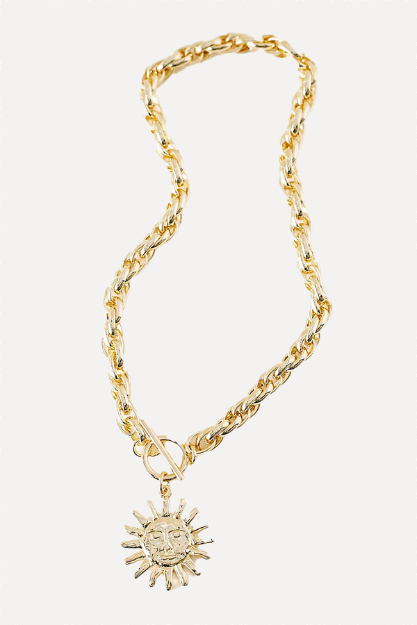 Statement Sun Pendant Necklace from Anthropologie