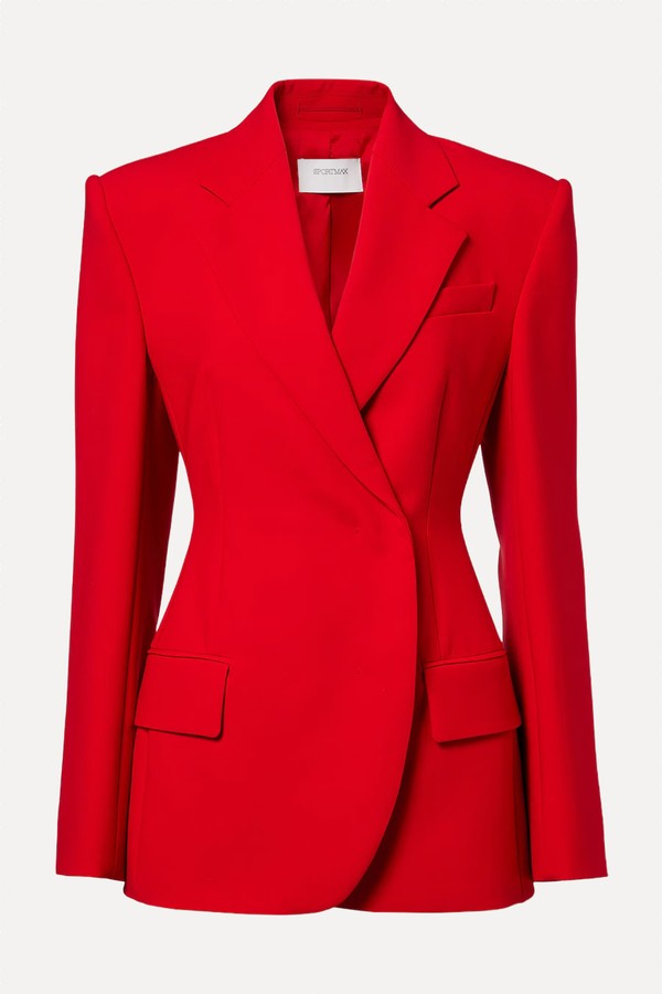 Double-Breasted Peplum Blazer from Sportmax