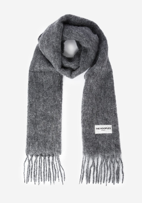 Large Grey Scarf With Tag from The Kooples
