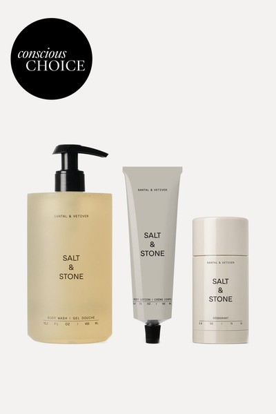 Santal & Vetiver Set from Salt & Stone