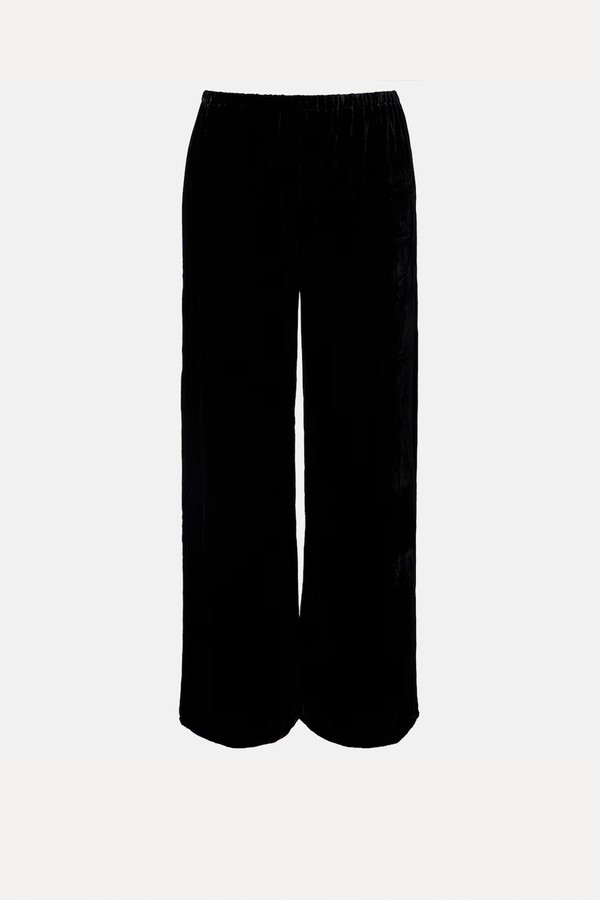Austin Velvet Wide-Leg Pants from Asceno