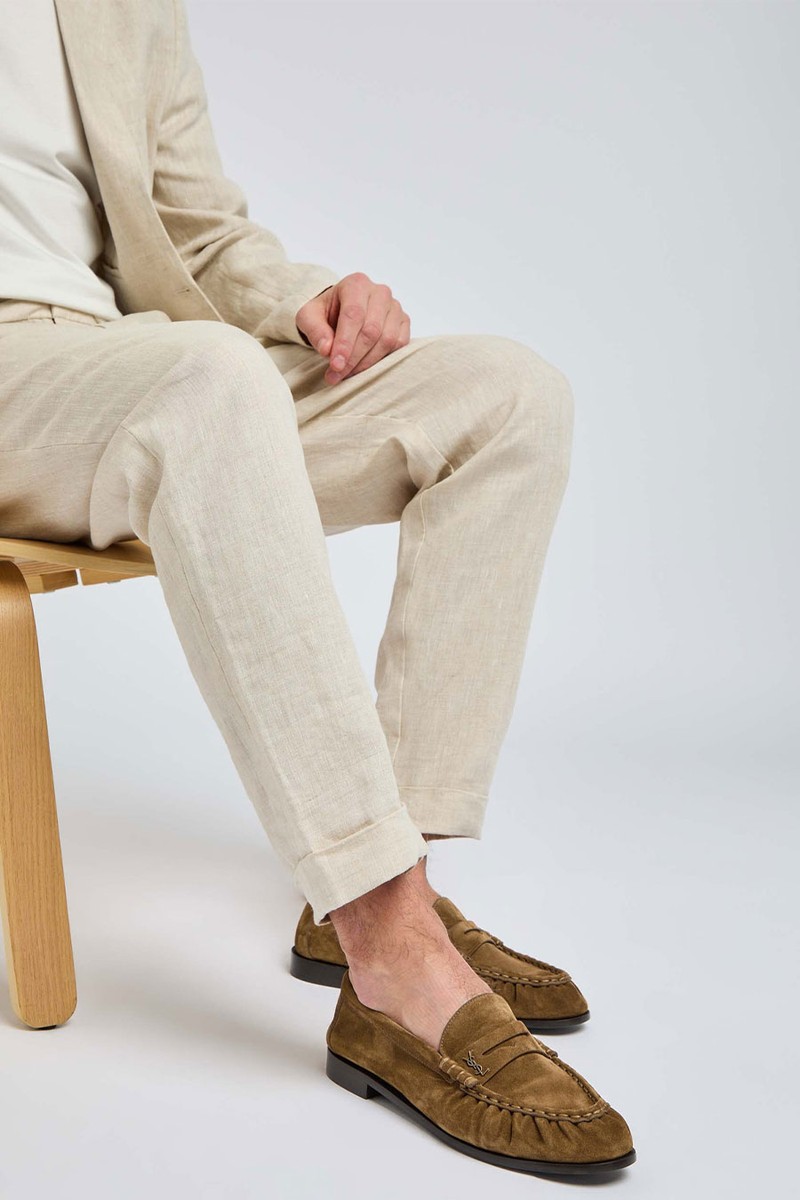 Le Loafer Suede Loafers from Saint Laurent
