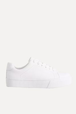 Leather Flatform Trainers from Boden