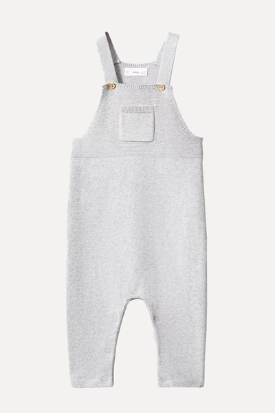 Long Knitted Dungarees from Mango