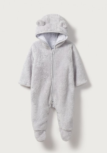 Grey Fleece Romper