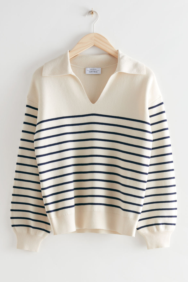 Relaxed Collared Sweater from & Other Stories