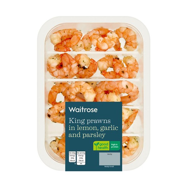King Prawns in Lemon, Garlic & Parsley from Waitrose