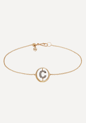18ct Gold C Initial Bracelet  from Annoushka