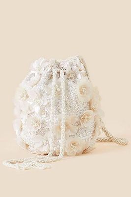 Bridal Flower Embellished Bag from Accessorize