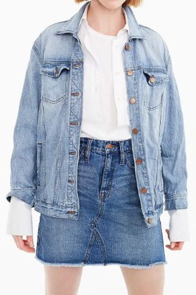 Oversized Denim Jacket from J.Crew