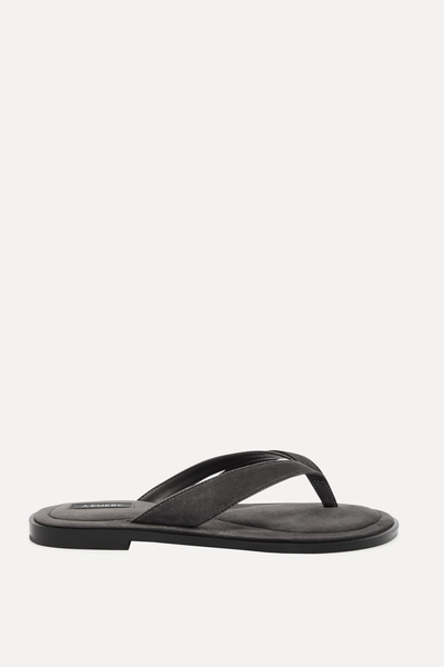 Morgan Suede Flip Flops from A. Emery
