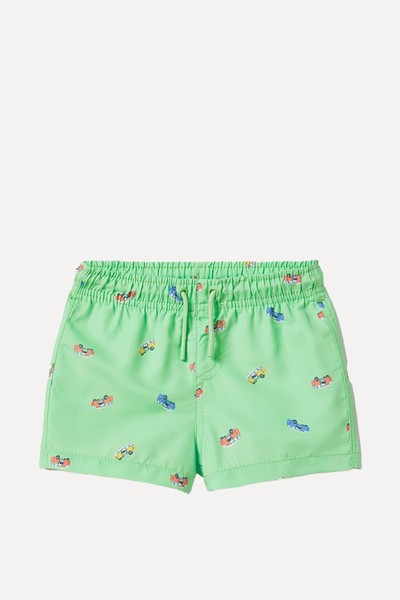 Surf Print Swim Shorts from Zara