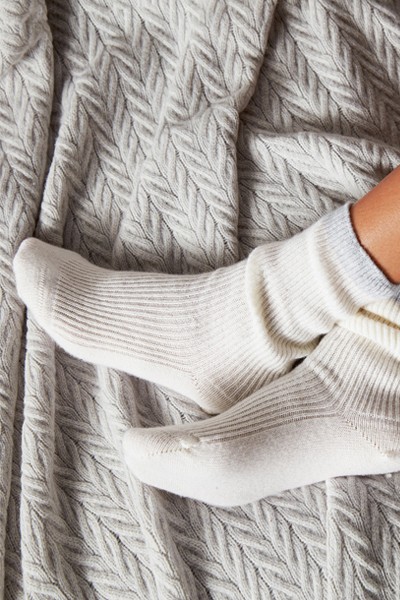 Cashmere Bed Socks