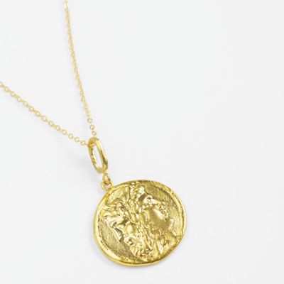 Janus Gold Coin Pendant from Ottoman Hands