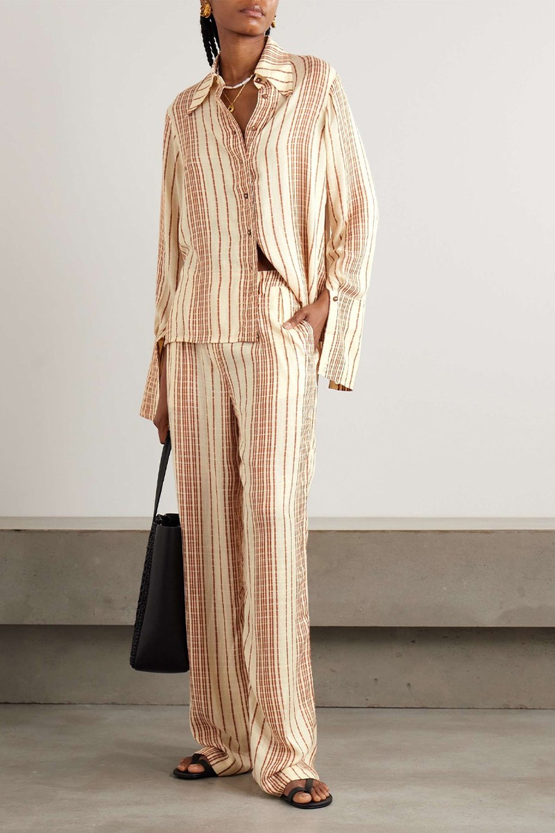 Dana Striped Woven Shirt from ALIX OF BOHEMIA