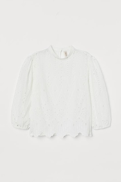 Broderie Anglaise Blouse from H&M