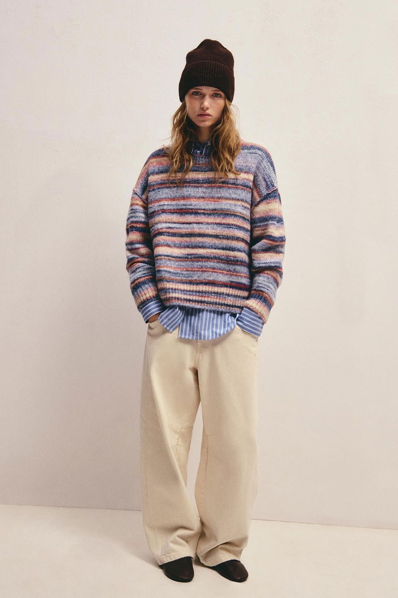 Striped Knit Sweater from Pull & Bear