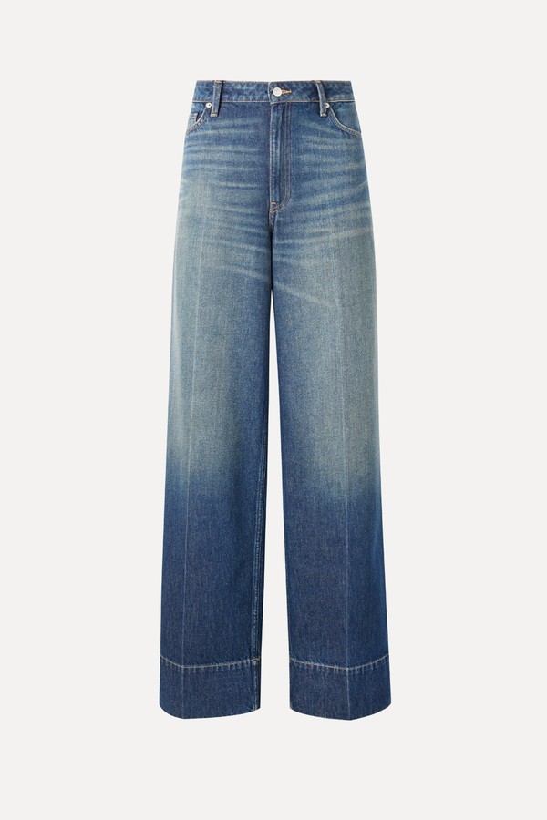 Straight-Leg Jeans With Seam Stitching