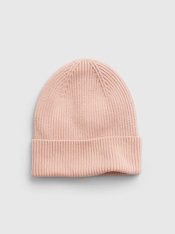 Organic Cotton Ribbed Beanie