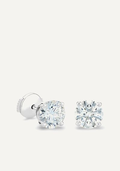 Classic Round Brilliant Diamond Studs