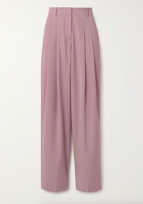 Gelso Pleated Tencel-Blend Straight Leg Pants from Frankie Shop