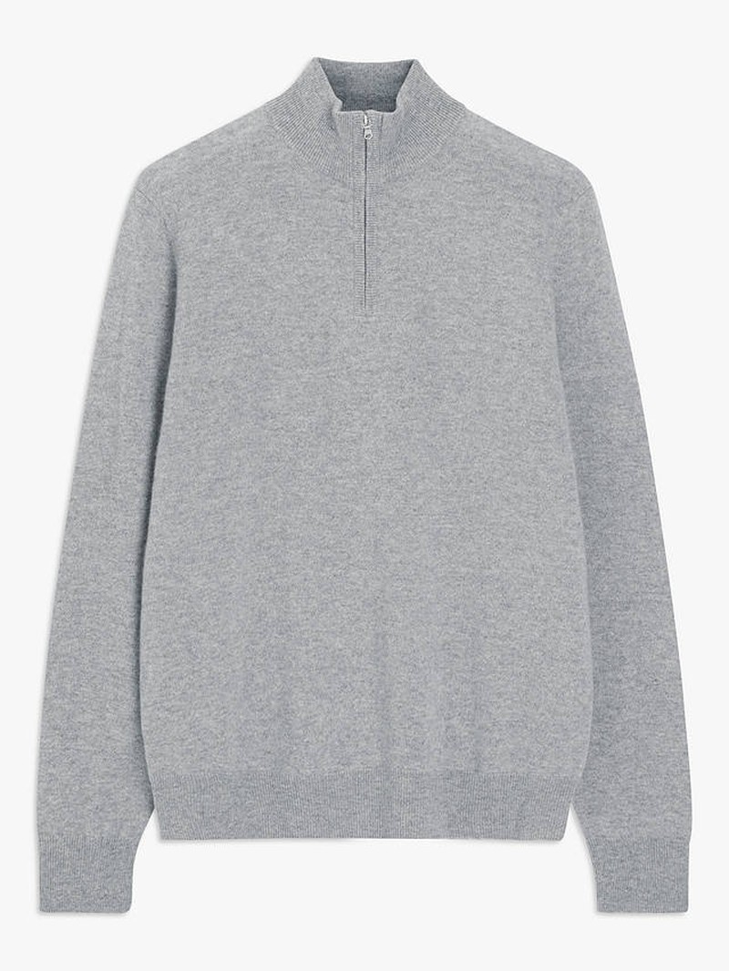 Cashmere Half Zip Jumper from John Lewis