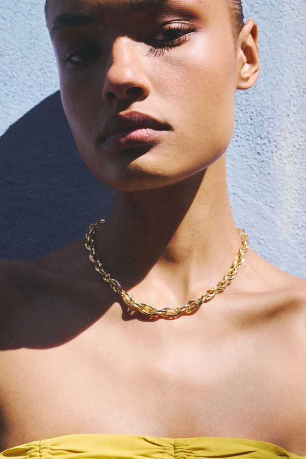 Combined-Link Chain Necklace from Mango