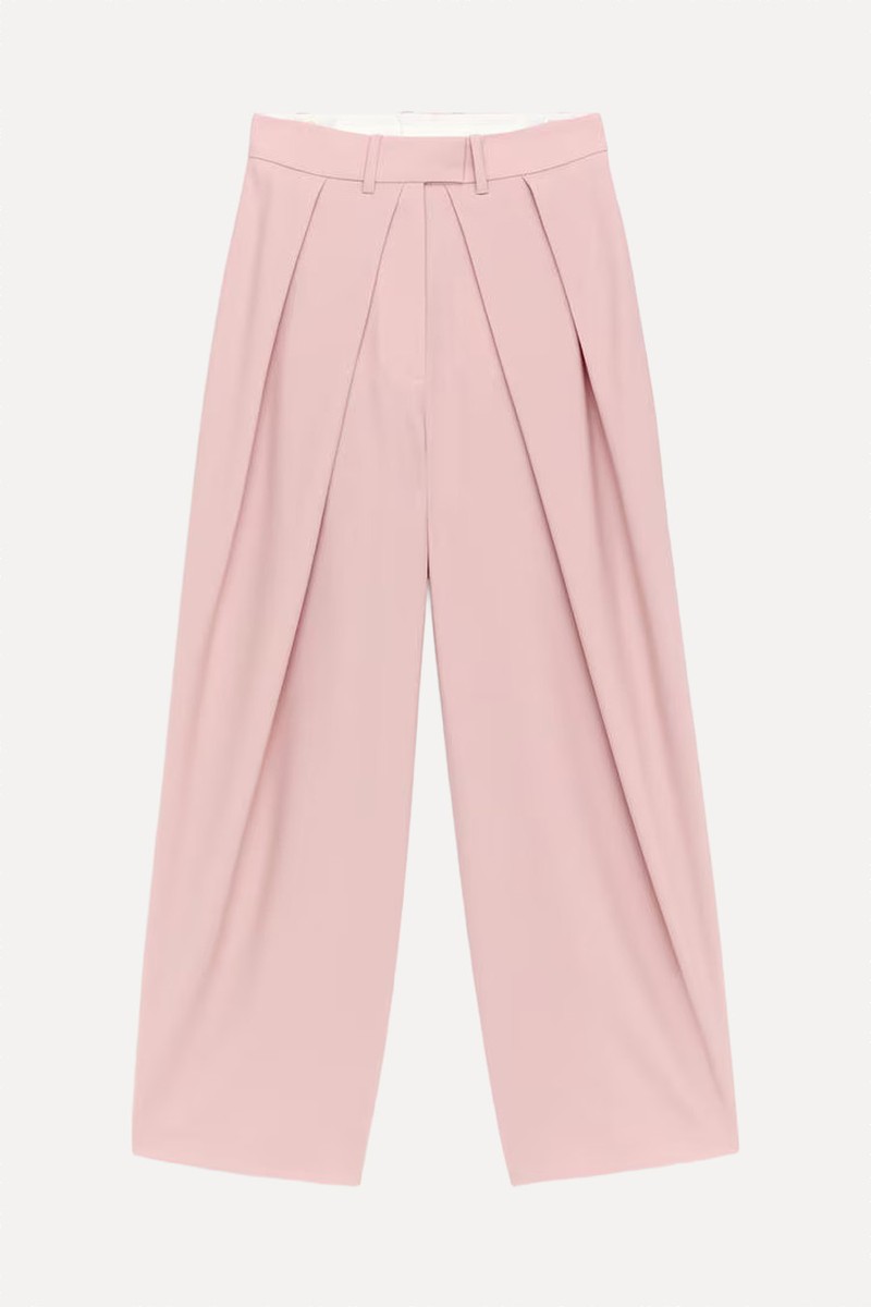 Draped Pleated Trousers from ARKET