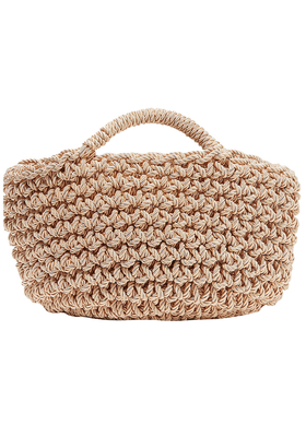 Rose Woven Satin Tote from Rejina Pyo