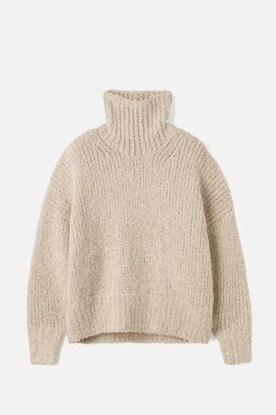 Alpaca Bouclé Turtleneck  from Totême