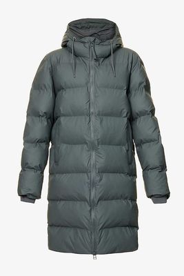 Quilted Longline Shell Puffer Jacket from Rains