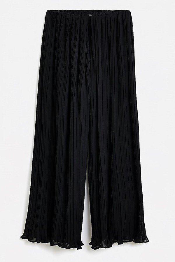 Plissé Wide Leg Trousers from River Island