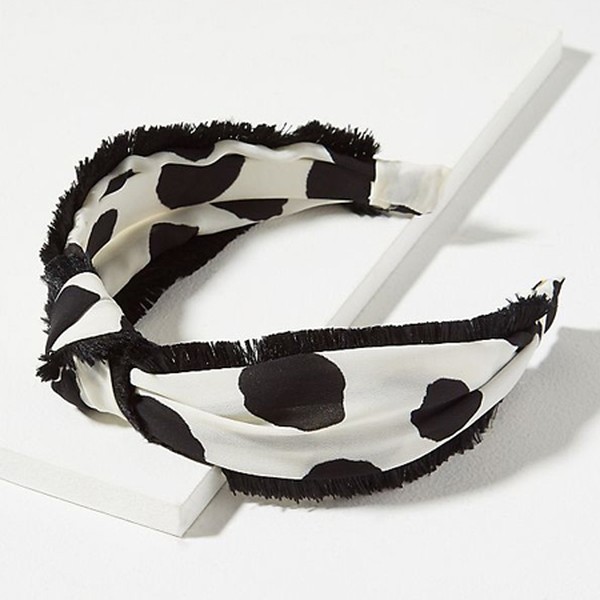 Fringed Polka-Dot Headband from Anthropologie