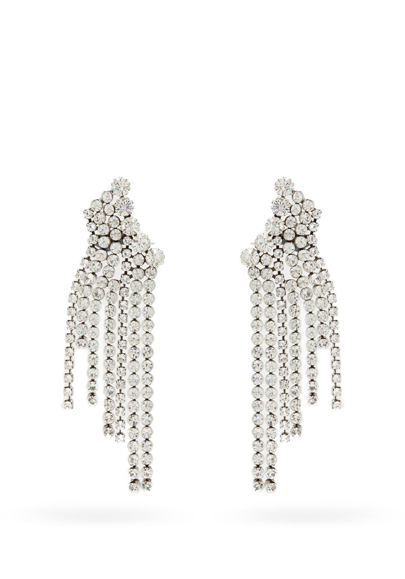 Crystal-Fringed Drop Earrings from Isabel Marant