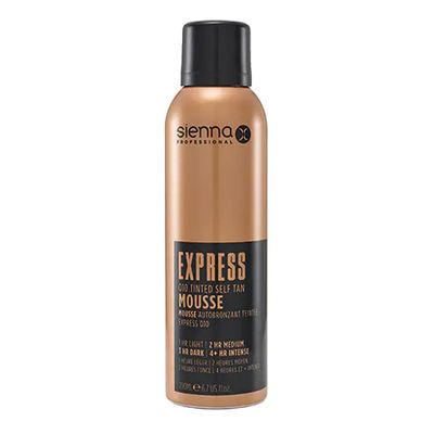 Express Q10 Tinted Self Tan Mousse from Sienna X