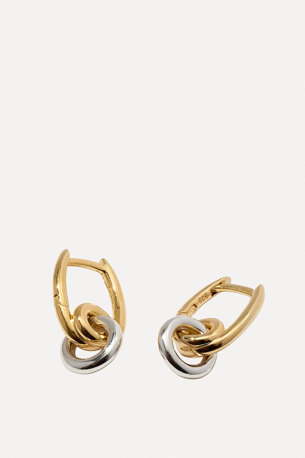 Loop Drop Hoop Earrings from Otiumberg