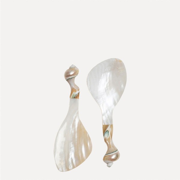 Set Of Two Mother-Of-Pearl Salad Servers from Gohar World
