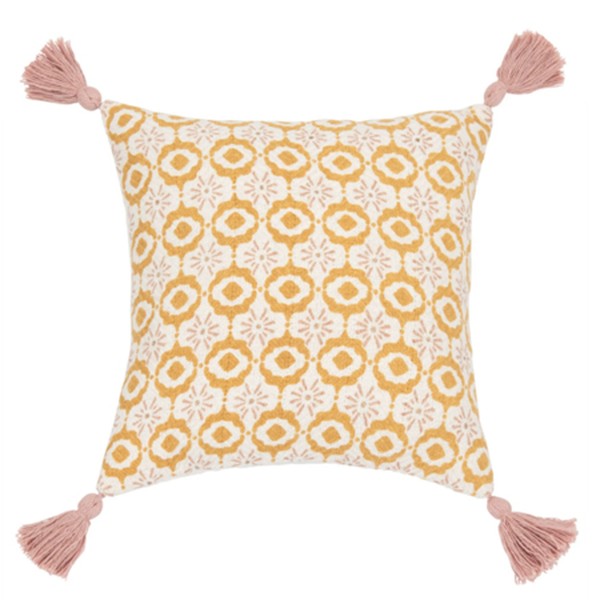 Villetta White Cushion Cover With Motifs from Maisons Du Monde